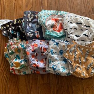 set of 8 pocket diaper cover